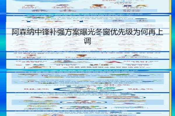 阿森纳中锋补强方案曝光冬窗优先级为何再上调